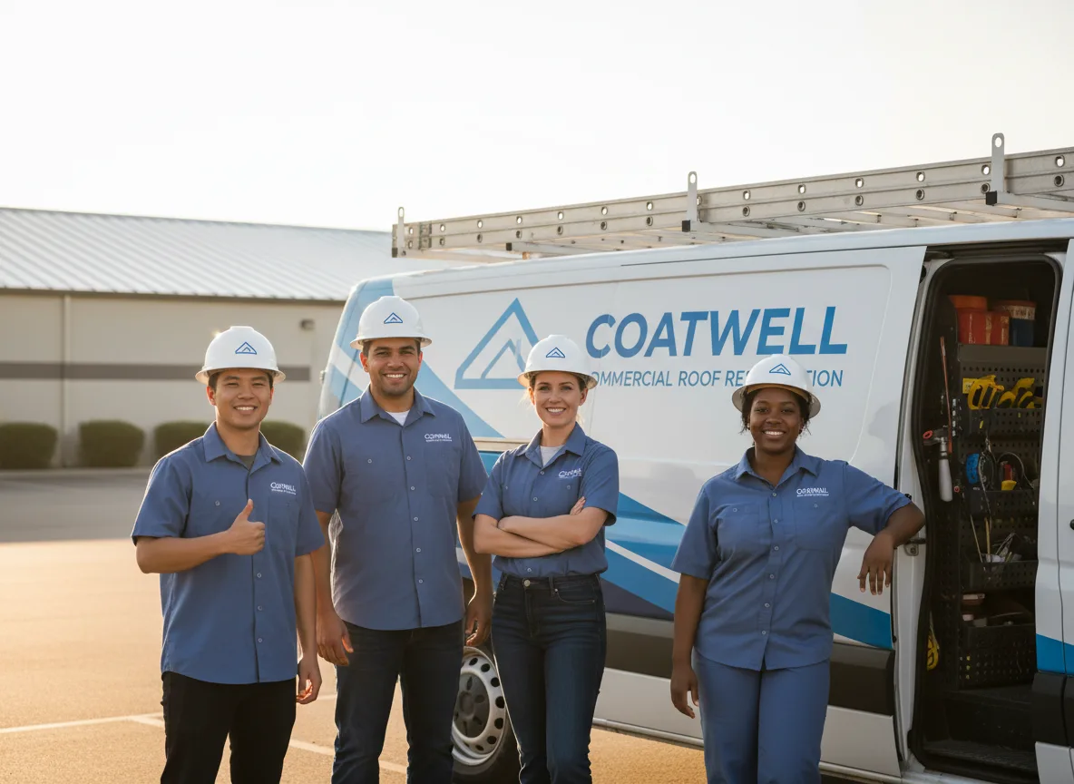 Commercial roof coating company in Worthville, PA